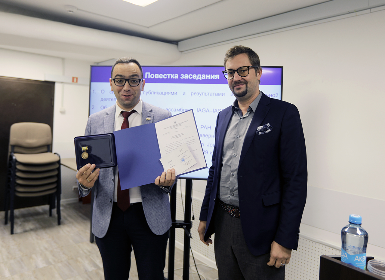 Corresponding Member of RAS Anatoly Soloviev and D.Sc. Boris Dzeboev